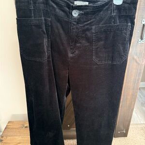 Matty M Black Corduroy Trousers